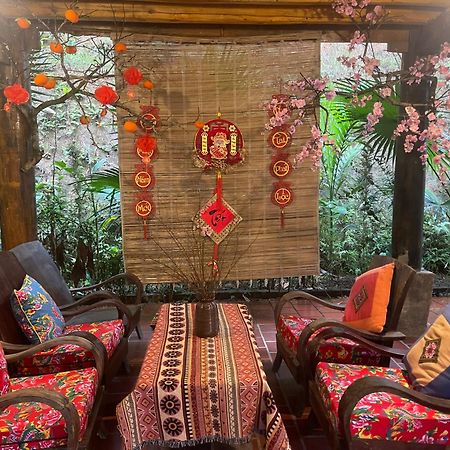 Vu Linh Palm House Homestay - Bungalow Yen Bai 外观 照片