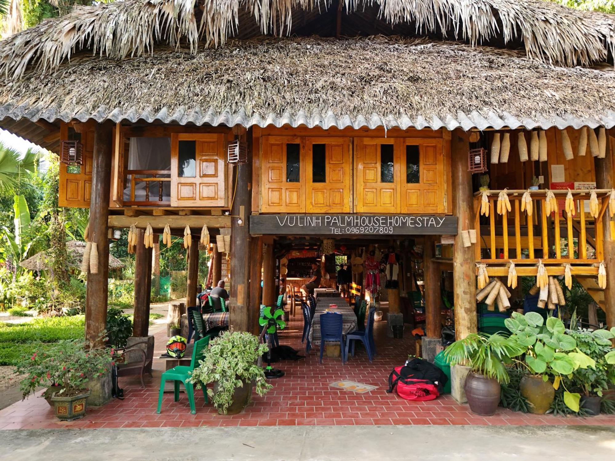 Vu Linh Palm House Homestay - Bungalow Yen Bai 外观 照片